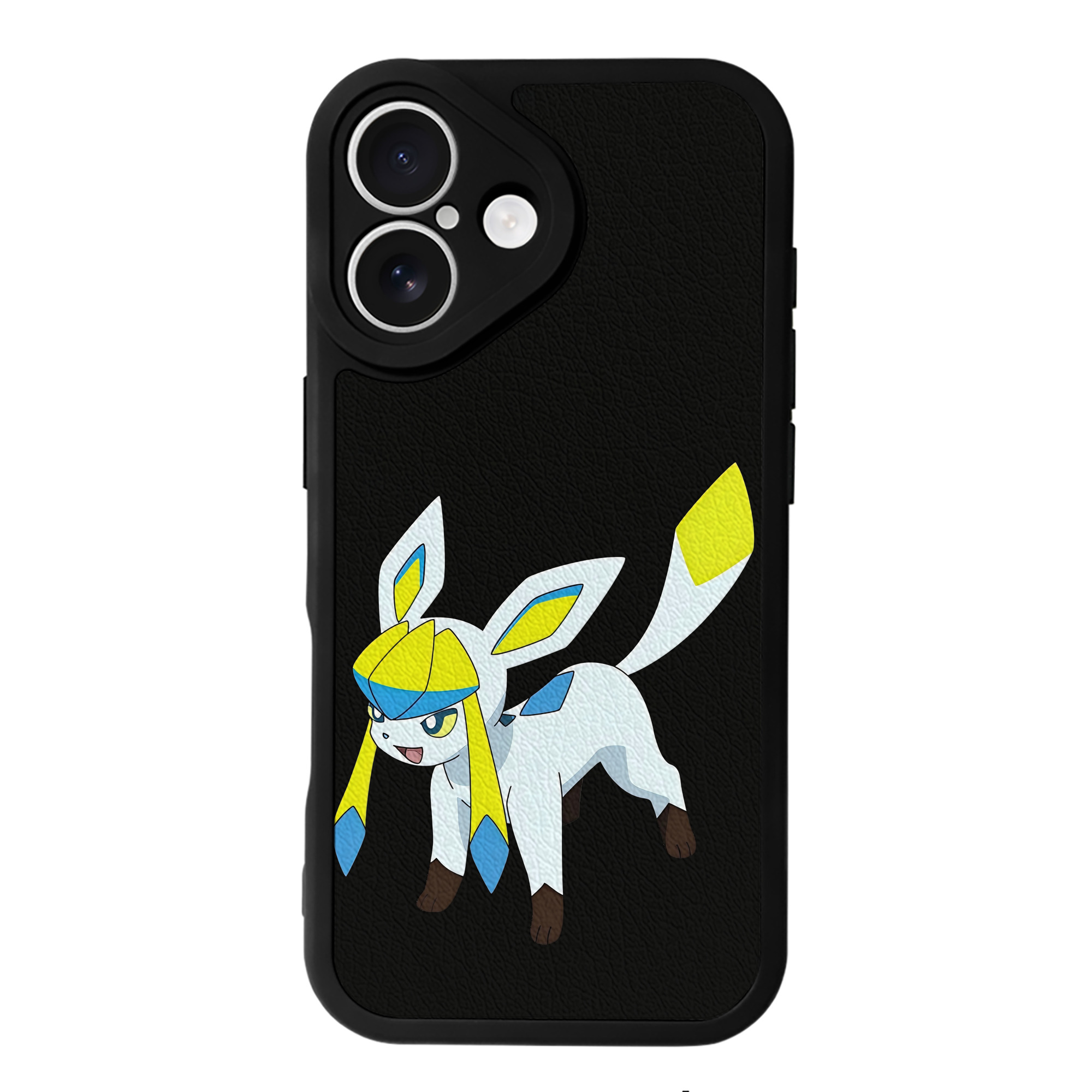 （画像用） Digimon デジタルモンスター/デジモン 【iPhone 16シリーズ対応】シリコンスマホケース（レザー調） 材質：シリコン